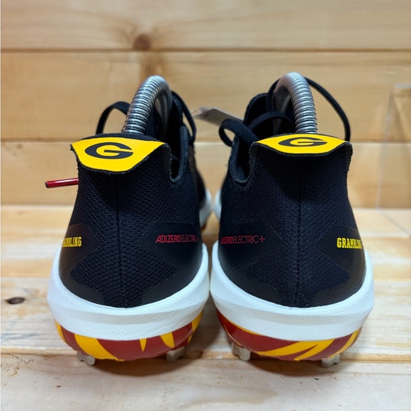 New Adidas Adizero Electric+ Black Baseball Cleats Grambling State JQ8530 M 6.5 - Picture 4 of 7
